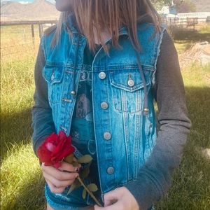 Aeropostale Hoodie Jean Jacket